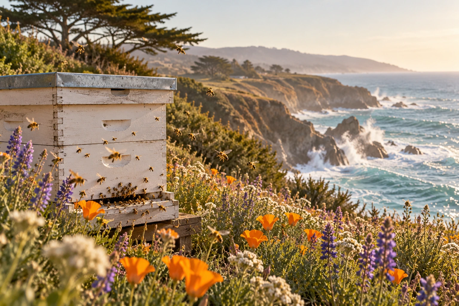 Beehive on the Silverdale coastline